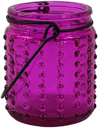 Connie N Randy Jar de sticlă roz cu mâner