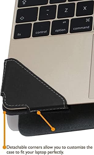 Broonel - Serie de profil - Carcasă laptop din piele neagră compatibilă cu HP Pavilion X360 14 -EK1010NA 14 Laptop convertibil