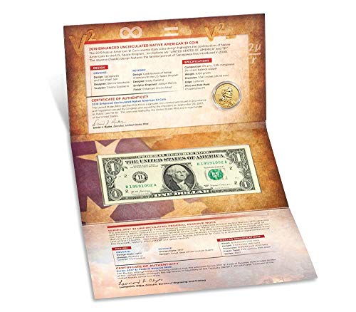 2019 P Sacagawea Monede și Set de monede îmbunătățite Necirculate 1 $ Mint ne -a necirculat