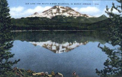 Elk Lake, Carte poștală din Oregon