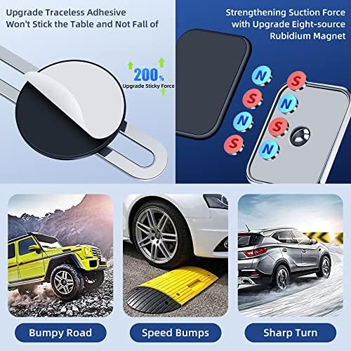 Suport pentru telefon magnetic pentru autoturism Universal Folding Tabboard Pinderi pentru iPhone Mountator Magnet Strong 360