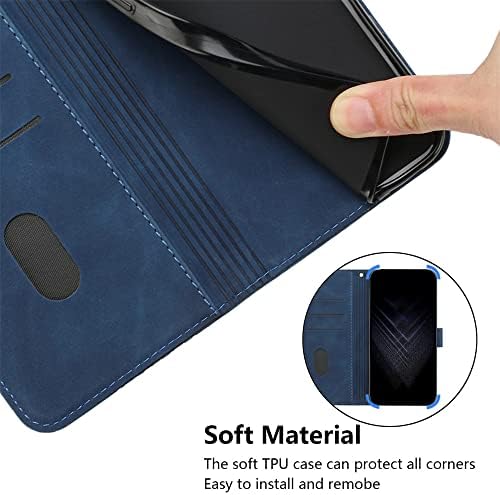 MEMAXELUS portofel caz pentru Samsung Galaxy S22 Ultra 5g, Galaxy S22 Ultra 5g telefon caz cu Kickstand Card titularul Slot