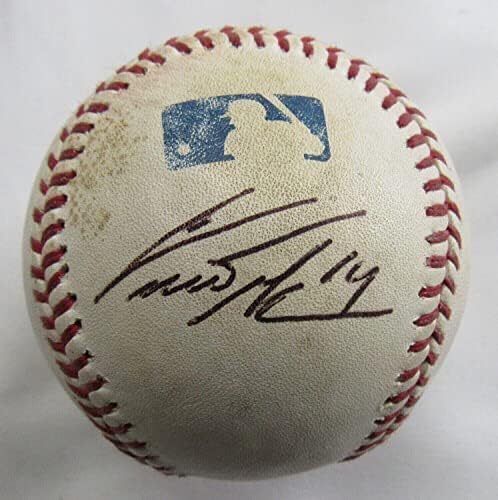 Curtis Granderson a semnat autograful automograf Rawlings Baseball B93 - baseball -uri autografate