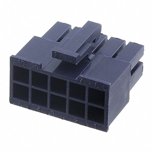 Conector negru cu 10 pini Pitch 4.20mm.0165 w/18-24 AWG PIN MINI-FIT JR ™