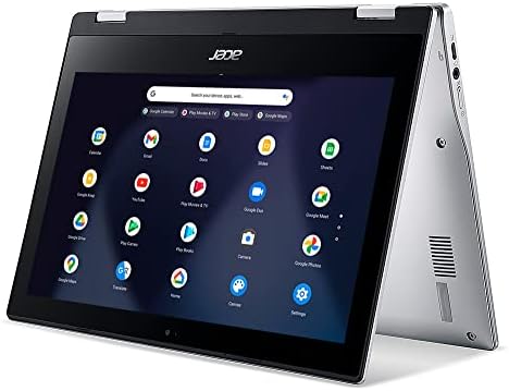 2022 Acer Convertible 2-în-1 Chromebook-ecran tactil IPS de 11,6, procesor ARM Cortex cu 6 nuclee, Memorie DDR4 de 4 GB, SSD