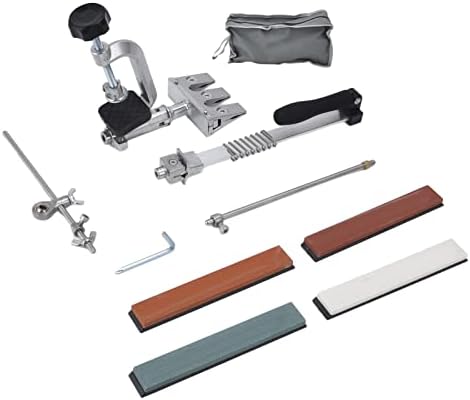 Set de ascuțire a cuțitului cu unghi fix instrument, kit de ascuțire a cuțitului pentru bucătăria de acasă folosind ascuțitoare