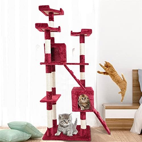 Fegoclt 170cm pisici casă în copac Post centru de activități pisici jucării Pet Protect centru de activitate animale de companie