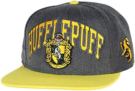 Harry Potter Hufflepuff Brodate Casa Crest Reglabil Snapback Pălărie Cap Gri