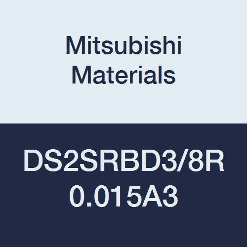 Materiale Mitsubishi DS2SRBD3 / 8R0.015A3 DS2SRB.O Serie De Carbură Diamond Star End Mill, 2 Flauturi Scurte, Degroșare, Nas