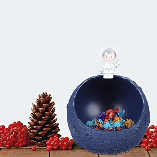 PRETYZOOM rășină bomboane podoabă organizator cu albastru fel de mâncare figurina minunat vanitatea uscate mici flori forma