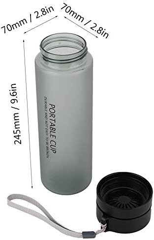 Sticle de apă de 800 ml modă portabilă cu capacitate mare de apă, rezistență la scurgeri