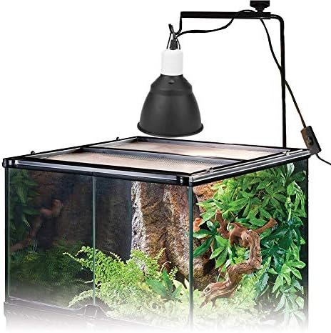 Stand reglabil lampă de reptile, portabile portabile de suport pentru suporturi de suport pentru suporturi pentru reptile din