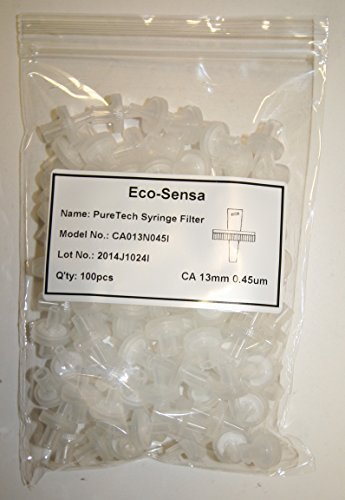 Eco-sensa ca 13mm 0.45 um filtru seringă w/PP carcasă-100 buc