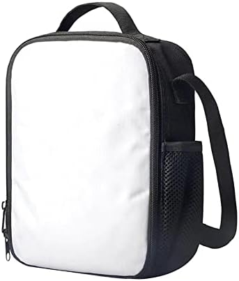 Salabomia Cute Husky Print Pranz Bag pentru băiat fată, reutilizabile durabil izolate Tote Bag Lightweight Thermal Lunch Box
