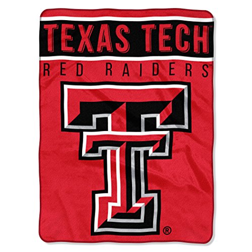 Northwest NCAA Texas Tech Red Raiders Unisex-Adult Raschel arunca pătură, 60& 34; x 80& 34;, de bază