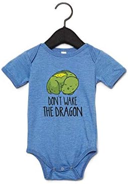 Nu trezi Dragon Baby Boy Fata Onesie nou-născut organice Bodysuit Romper