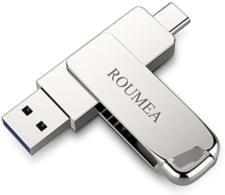 ROUMEA USB Tip C Flash Drive Dual USB 3.2 degetul mare unitate pentru smartphone-uri Android tablete MacBook Chromebook Pixel-32GB