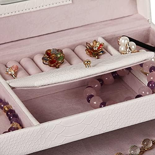 Lieber iluminare bijuterii raft de depozitare a bijuteriilor alb cutii de bijuterii organizator de bijuterii cutii de depozitare