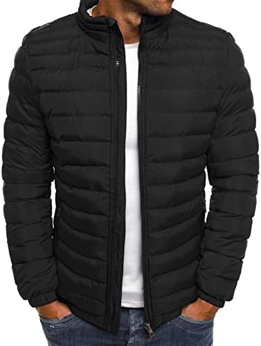 Jachete de iarnă ADSSDQ pentru bărbați, vacanță pentru îmbrăcăminte pentru bărbați plus dimensiuni de iarnă Fashion cu mânecă