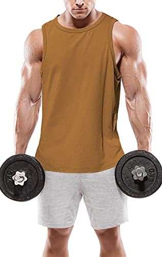 Ziwoch pentru bărbați topuri de gimnastică antrenament atletic tricouri fără mâneci tricouri de fitness tricoul lateral mușchi