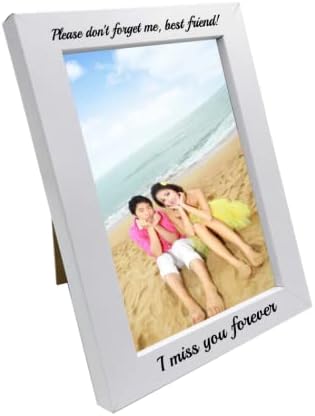 Dengkai 4x6 Romantic I Miss You Forever Photo Frame -Wood Prieten Prietena Picture Frame - Cadouri de dragoste pentru el sau