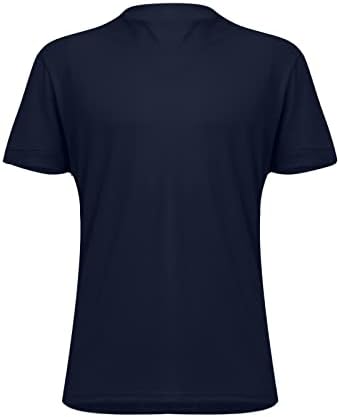 Tricouri zefotim v gât bărbați cu mânecă scurtă simplă tricouri potrivite