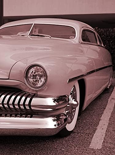 1951 51 Photo -ul personalizat al lui Mercury 50, 8 1/2 x 11 Fotografie auto -cadou auto hot hot rod classic antique arta acasă