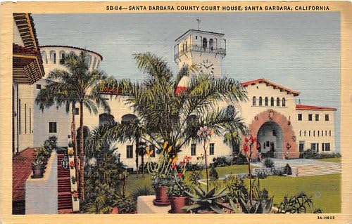 Santa Barbara, carte poștală din California