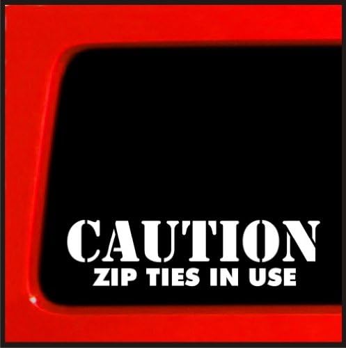 Conexiune autocolant / atenție Zip legături în Utilizarea Barei de protecție autocolant Decal pentru masina, camion, fereastra