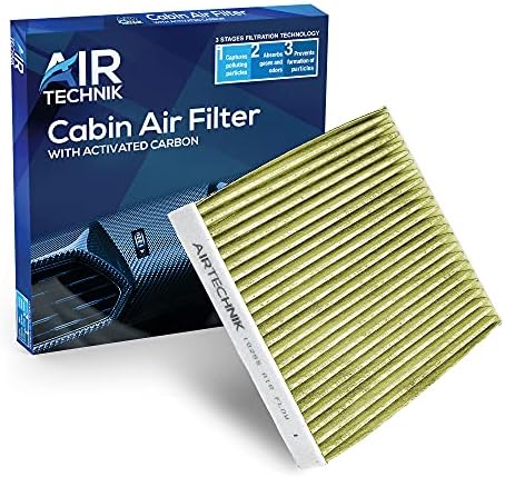AirTechnik CF10285 PM2. 5 filtru de aer cabină w / Carbon activat / se potrivește selectați Jaguar, Land Rover, Pontiac, Scion,