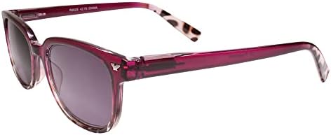 Design modern elegant dreptunghi purpuriu lentilă nuanțată 2.75 Citirea ochelarilor de soare