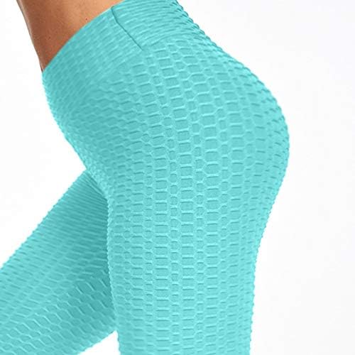Jambiere de antrenament pentru Femei Moda 2023 pantaloni de Yoga cu talie înaltă de culoare solidă Legging elastic confortabil
