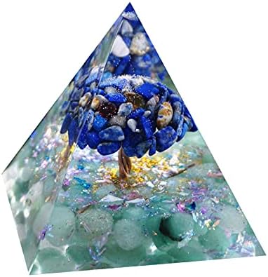 Arborele vieții Lapis lazuli și verde aventurină orgonită piramidă reiki vindecare energetică orgona meditație piramidă