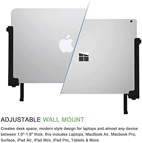 Suport de montare pentru laptop din aluminiu IFCASE pentru MacBook Air, Pro, Surface, iPad, Tablete cu cârlig pentru căști,