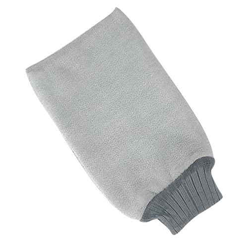 LISSOMPLUME exfoliere mănuși de baie Mitt pentru bărbați femei / Față-Verso folosind / elimina pielea moarta uscata / exfoliere