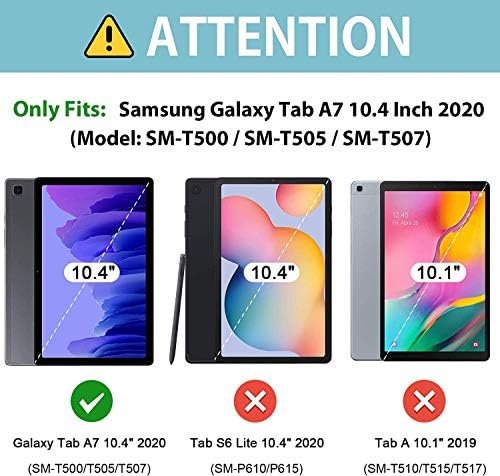 Carcasă Apoll pentru Samsung Galaxy 2020 Tab A7 10.4, PU PU PIEL SLIM Reglabil unghiuri reglabile MAGENTIC COVER FOLIO PENTRU