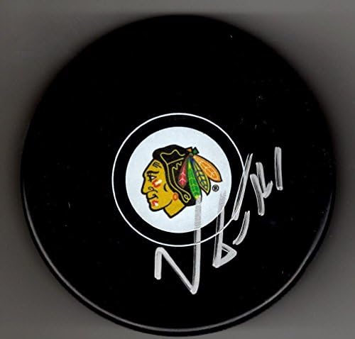 Autograf VIKTOR TIKHONOV Chicago Blackhawks puc de hochei-autografe NHL pucuri