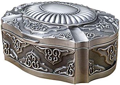 Dekika mini cutia de depozitare a bijuteriilor rafinate, cutia de trinket, creează o cutie de bijuterii în stil european, cutie