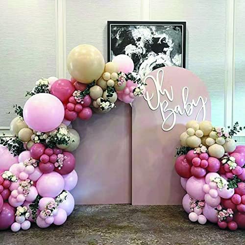 Baloane Roz Praf 12 Inch 50 Buc Baby Shower Party Decor Rose Roz Happy Birthday Decor Nunta Gen Dezvăluie Baloane