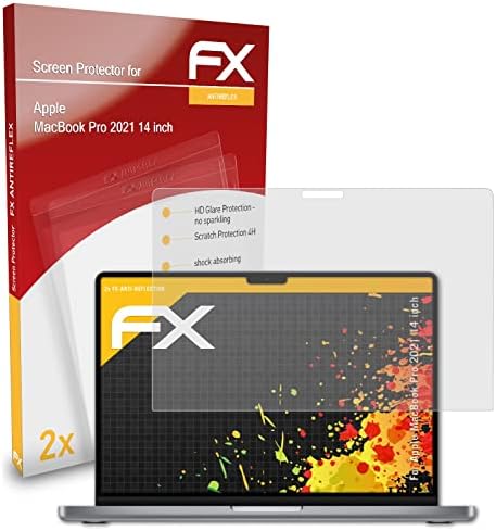 Protector de ecran atFoliX compatibil cu Apple MacBook Pro 2021 Film de protecție a ecranului de 14 inchi, Film de protecție