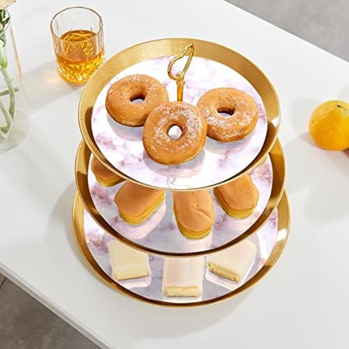 3 niveluri de desert pentru desert cupcake farfurie cu fructe de plastic de servire suport pentru afișare pentru nuntă pentru