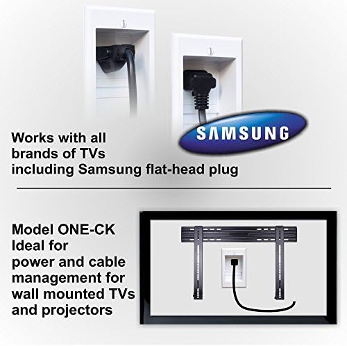 Soluții PowerBridge în gestionarea cablurilor de perete Powerbridge One-CK-SP cu PowerConnect pentru LED-uri cu ecran plat