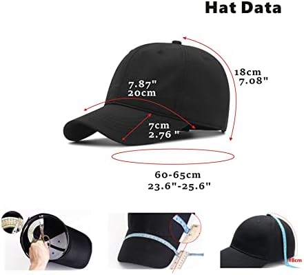Munula supradimensionare XXL Baseball Cap Pati de cap uscat rapid pentru bărbați pălării mari pentru cap pălărie reglabilă