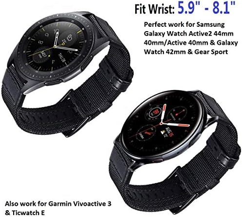 Olytop Galaxy Watch 4 benzi/Galaxy Watch4 Benzi clasice 46mm 42mm, Galaxy Watch Active 2 44mm 40mm Benzi/Watch 42mm Band, 20mm