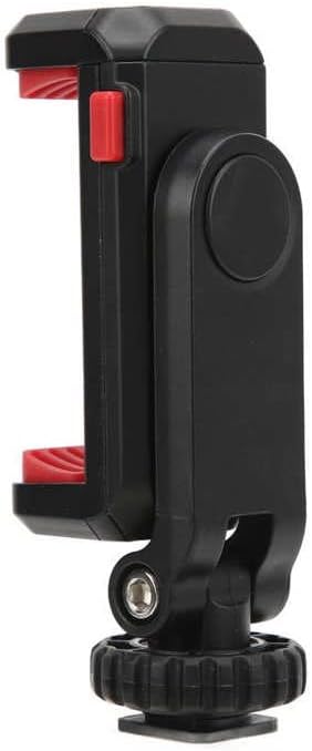 Telefon DSFEOIGY TREBODAT Suport pentru montare de 360 ​​de grade Smartphone VLOG CLAMP VERTICAL cu pantofi reci pentru microfon