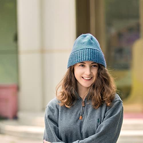 Tendresse pentru femei tricotate beanie frig de iarnă groasă și drăguță pălărie de găleată pentru femei combo (8