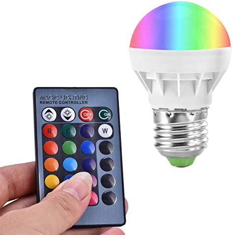 LED RGB lumina, aluminiu & amp; PC RGB bec, 16 culori de economisire a energiei pentru Home Hotel