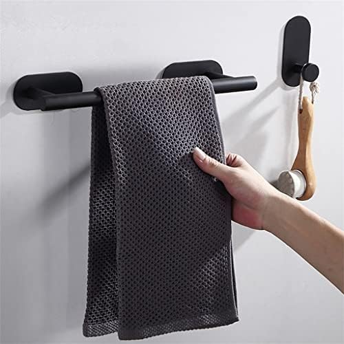N/Un prosop montat pe perete pentru baie de hârtie toaletă suport din oțel inoxidabil din oțel neagră mată neagră set de accesorii