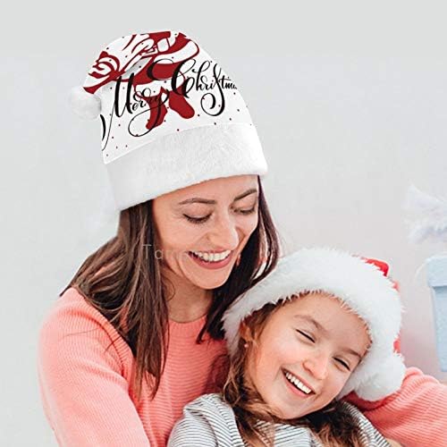 Pălărie de Crăciun Moș Crăciun, Moș Crăciun poartă cadouri Pălărie de Vacanță de Crăciun pentru adulți, pălării de Crăciun