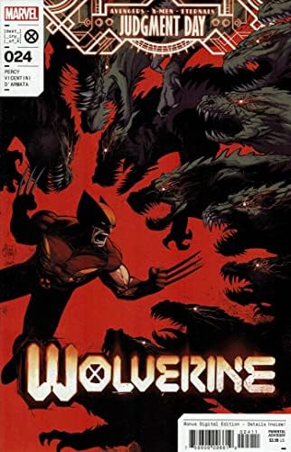 Wolverine 24 VF / NM; Marvel carte de benzi desenate / A. X. E. Ziua Judecății